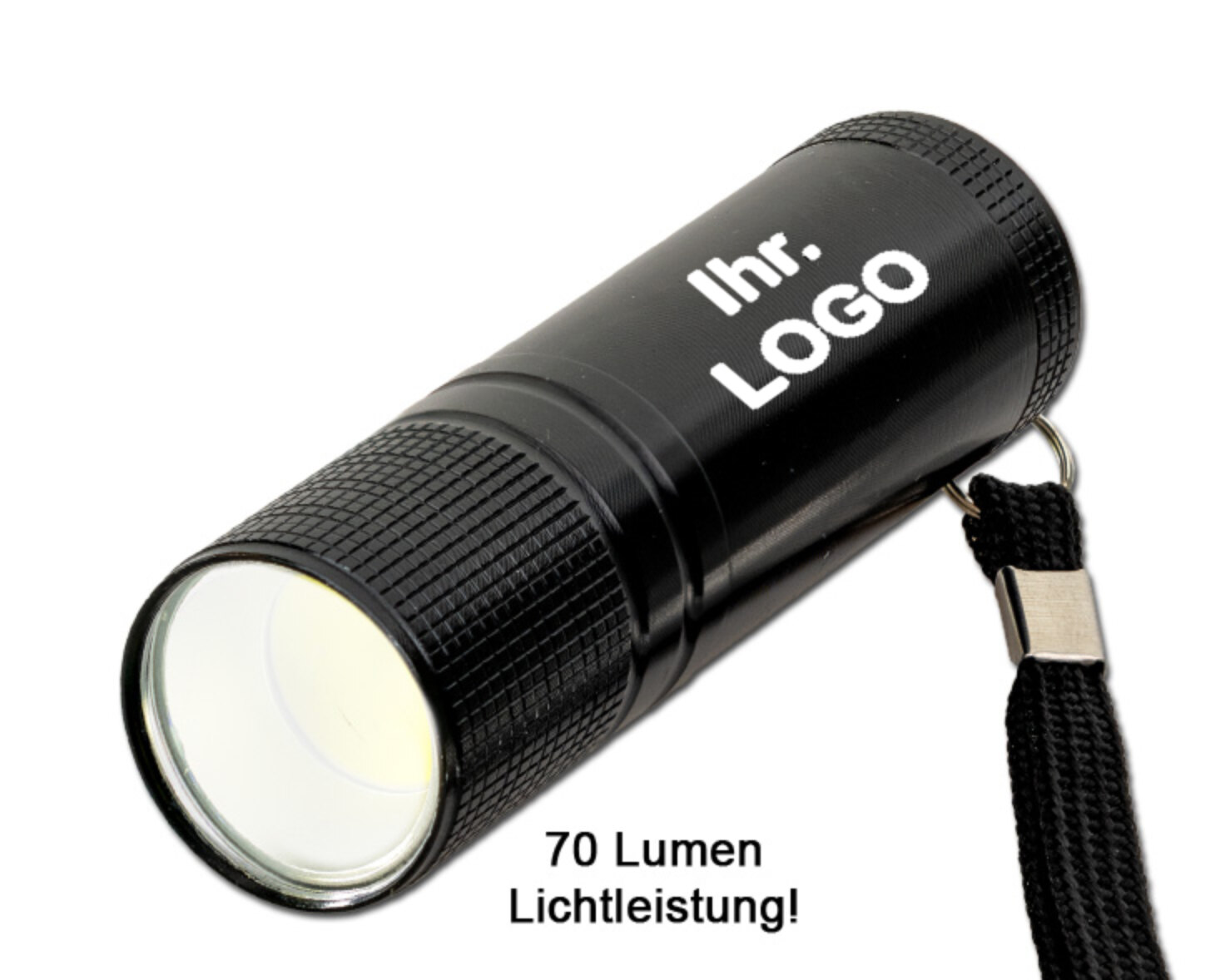 COB-Flashlight Laser als graviertes Werbegeschenk