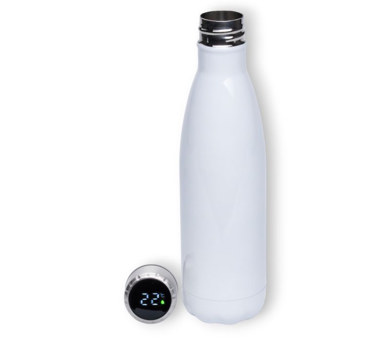 Edelstahl-Flasche mit Thermometer