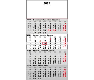 4-Monats Kalender 2024